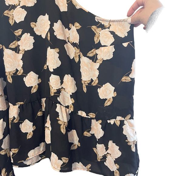 Torrid Floral Sheer Tank Top - Picture 3 of 7